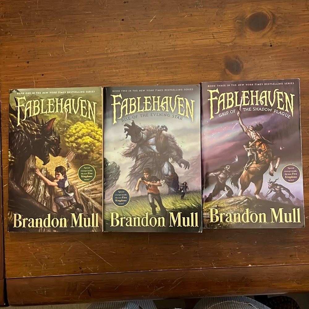 Fablehaven books 1-3 by Brandon Mull